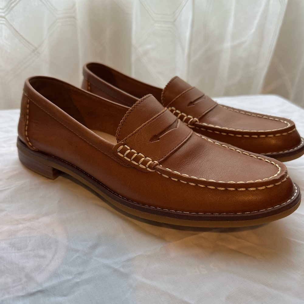 Women’s Sperry Brown Leather Loafers